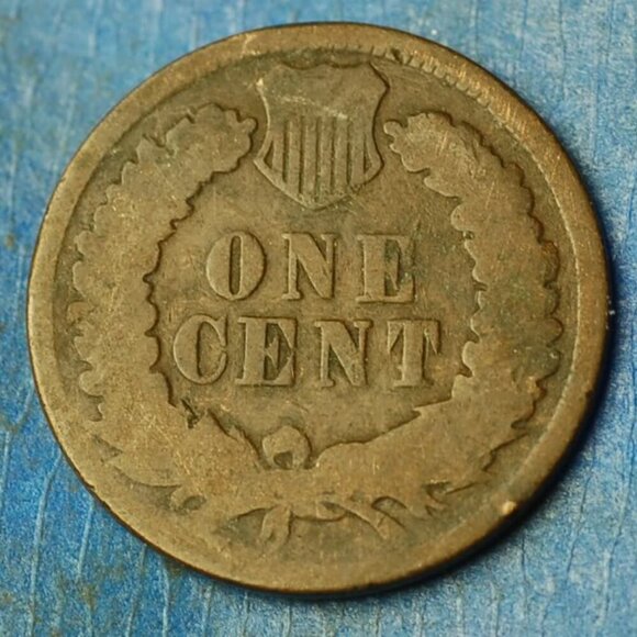 🌟1878 Indian Head Cent Penny 1c Lot w1271🌟SUPER RARE DATE TO FIND! - Picture 2 of 2